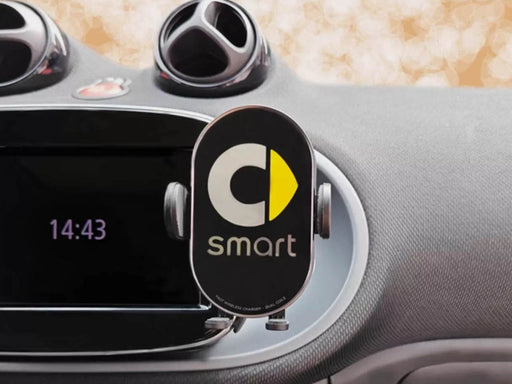 Wireless Charger Phone Holder Side-Mounted Infotainment For Smart Fortwo 453