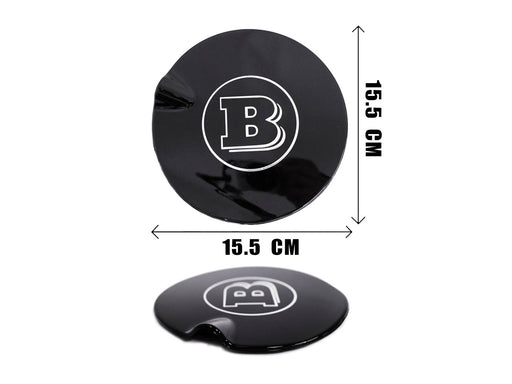 Replacement Glossy Black Fuel Gas Flap Cover For 07-14 Smart Car Fortwo 451 Mk2