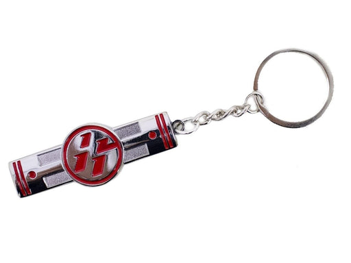 JDM GT 86 Piston Keyring Keychain Red/Chrome For BRZ FRS FT GT GTS