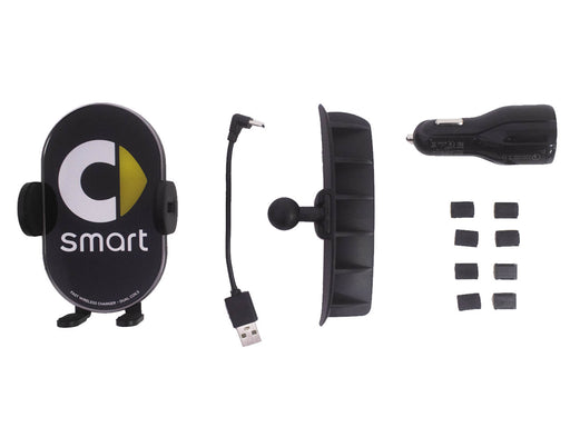 Wireless Charger Phone Holder Side-Mounted Infotainment For Smart Fortwo 453