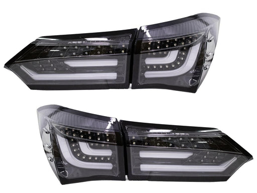 LED Tail Lights For 2014-2018 Toyota Corolla Altis Black Brake Signal Light L+R