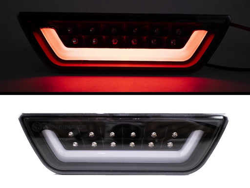 F1 Style Brake Light LED Light Rear Fog Light For Suzuki Swift Sport ZC33S - Clear Lens /Black housing