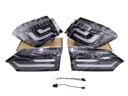 LED Tail Lights For 2014-2018 Toyota Corolla Altis Black Brake Signal Light L+R