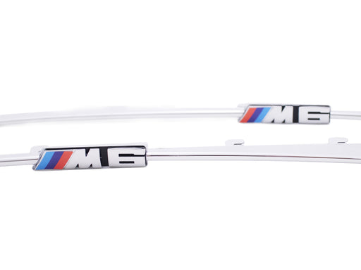 Chrome Molding Side Fender Vent Grill Grille Trims For BMW 6 M6 E63 E64