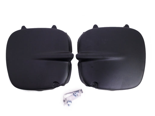 Fog Light Covers For 97-01 Subaru Impreza STI GC8 2/5 Door Black + Hardware
