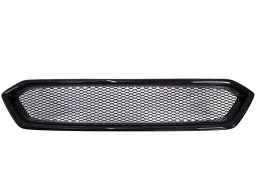 Front Mesh Grille Aluminum Front Brace Bar For 2018-2021 Subaru WRX STI White