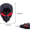 3D Skull Alien Decal for any Flat Surface - Black Red Car Decals Skull Emblem