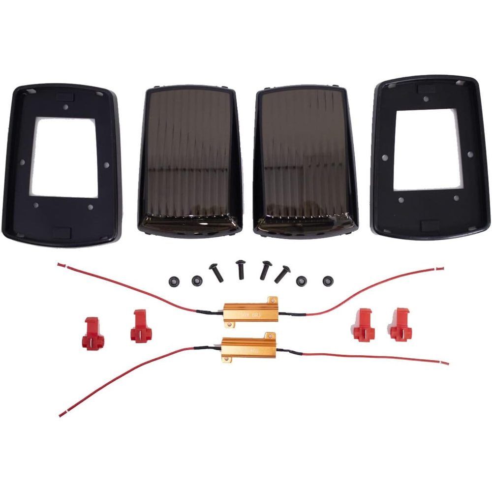 Smoked LED Bonnet Indicator Turn Signal Lights Compatible With Mercedes-Benz W463 G-Class