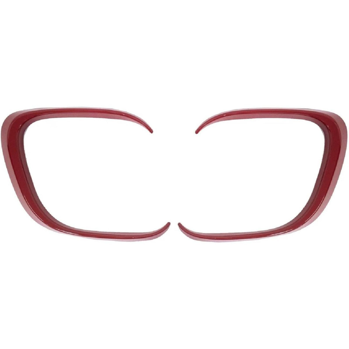 Aero Bumper Canards Kit – Red for Mini Cooper JCW / S (F54, F55, F56 ...