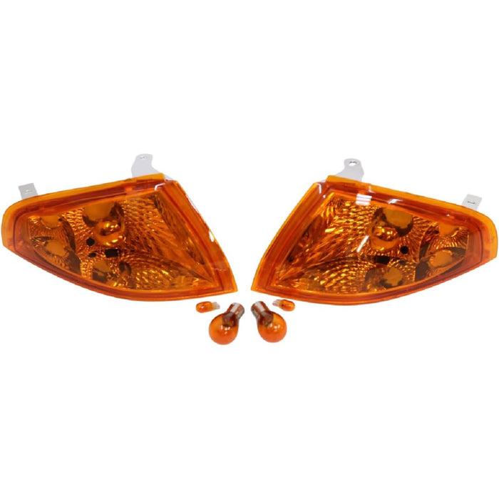 Amber Crystal Front Corner Signal Lights – For Nissan Skyline R32 GTS / GTS-T (1989–1994)