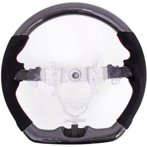 Carbon Fiber Suede Steering Wheel Red Stitching for Suzuki Jimny 2018–2024