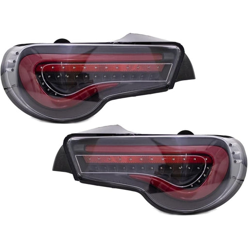 LED Valenti Style Tail Lights Sequential Red Bar for Toyota 86 / Scion FR-S / Subaru BRZ 2013–2020
