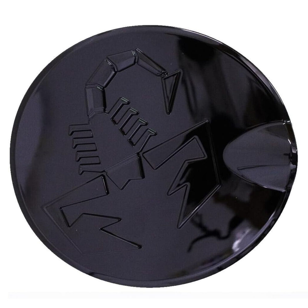 Gloss Black Fuel Gas Cap Cover for Fiat 500 595 Abarth 2007–2021
