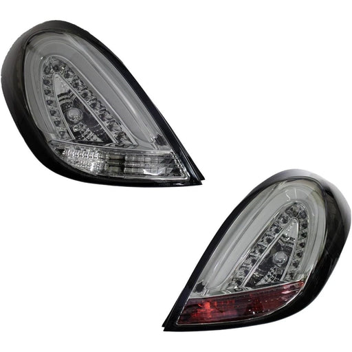 LED Tail Lights (Clear Lens / Black Housing) – For Hyundai i20 (2008–2014)