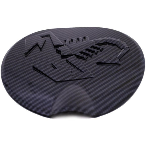 Carbon Look Fuel Gas Cap Cover for Fiat 500 595 Abarth 2007–2021