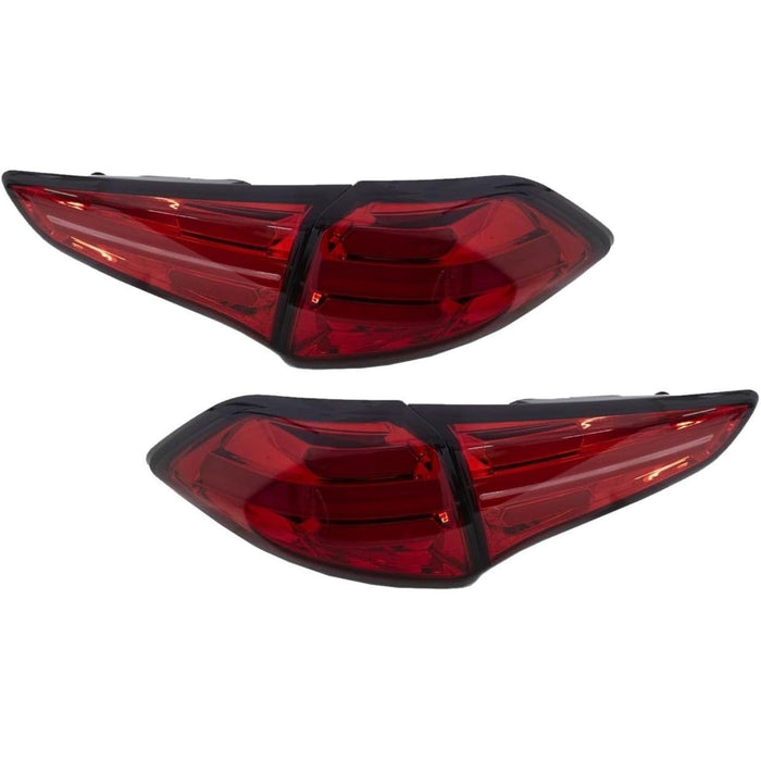 Fully LED Tail Lights with Light Bar – Red/Clear for Hyundai Tucson (2015–2019)
