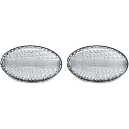 LED Side Markers Clear Lens Turn Lights Compatible With 2002-2007 Subaru Impreza WRX STI