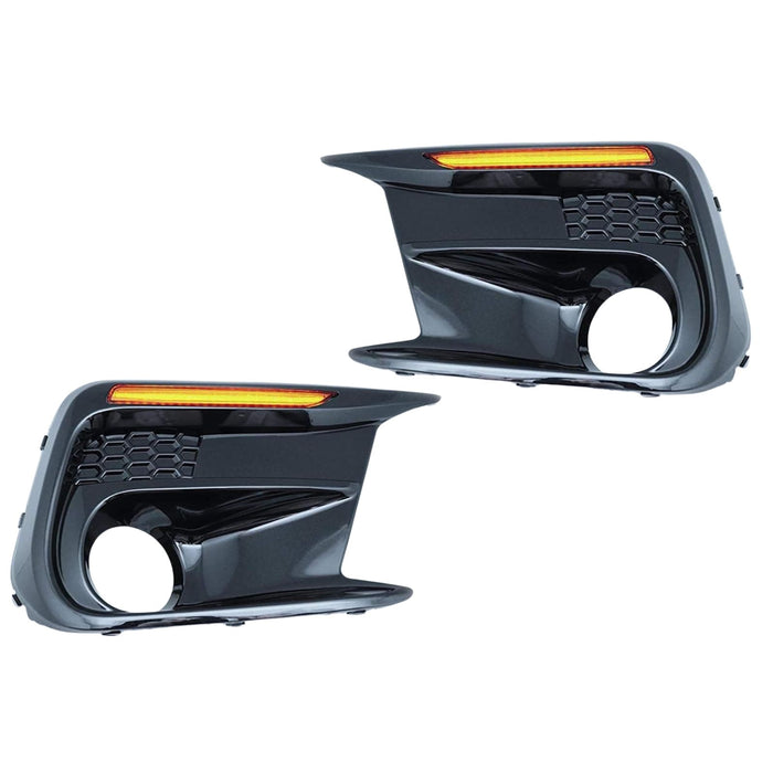 Sequential LED Turn Signal + DRL Bezel Lights Compatible With Subaru WRX STI 2018-2020