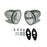 Universal Vintage Classic Chrome Outside Mirrors Pair - Retro Round Style for 60's 70's 80's Cars