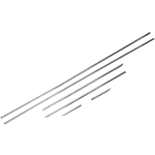 Chrome Door Lower Molding Trims 6pc Set for Mercedes-Benz E-Class W212 2009–2016