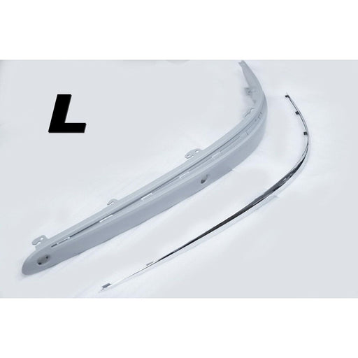 Left Front Bumper Molding with Chrome Trim Compatible with Mercedes-Benz E-Class W211 (2003–2006)