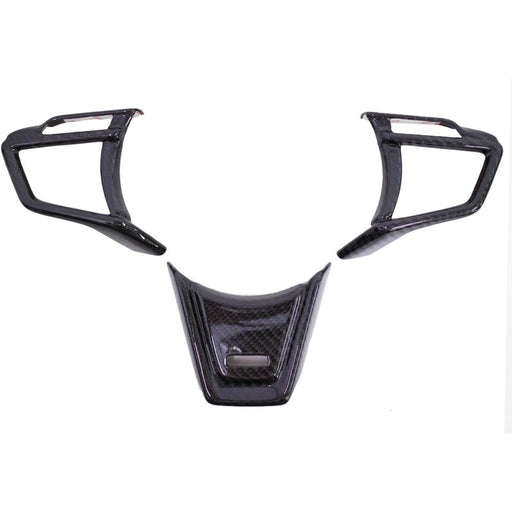 Carbon Fiber Steering Wheel Spoke Covers 3pcs Set for Subaru WRX GT VB 2022–2024