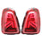 LED Tail Lights Compatible With 2010-2013 Mini Cooper R56 R57 R58 R59 Gen2 - Union Jack Red