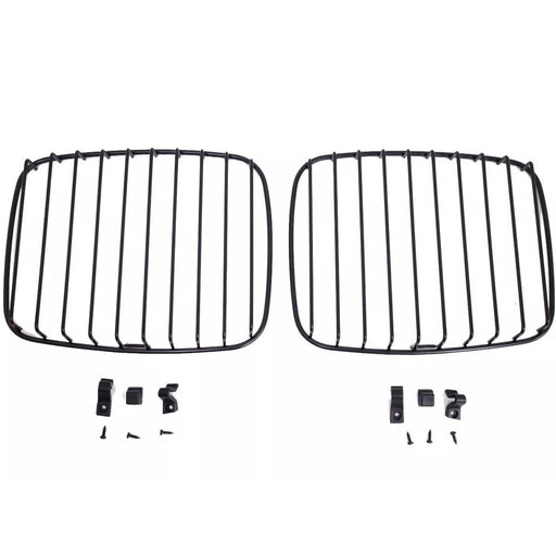 Front Headlight Grille Guards (Black) – For Mercedes-Benz G-Class W463A G500 (2018+)