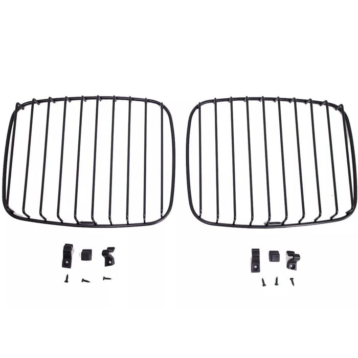 Front Headlight Grille Guards (Black) – For Mercedes-Benz G-Class W463A G500 (2018+)