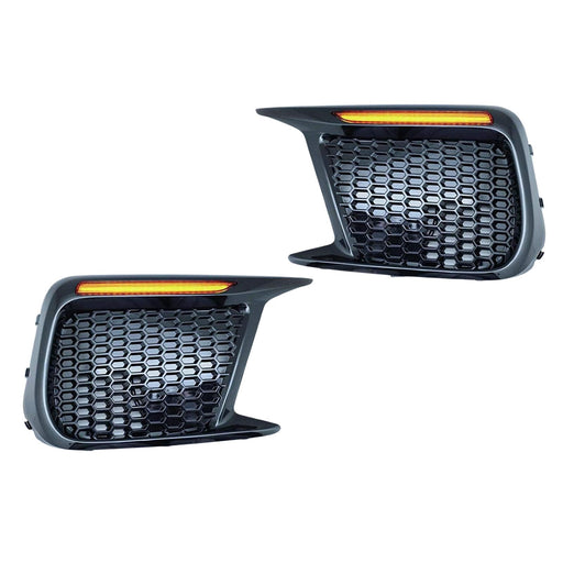 Sequential LED Turn Signal + Daytime Lights Non-Fog Bezel Compatible With 2018-Up Subaru WRX STI