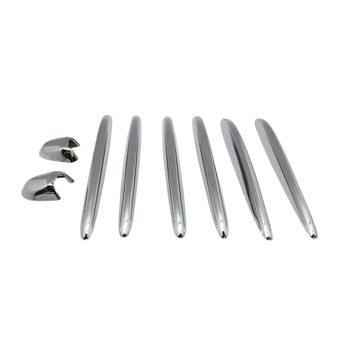 Chrome Hood Vent Fin+Nozzle Cover Trim for Mercedes Benz W164 X164 ML350 GL450