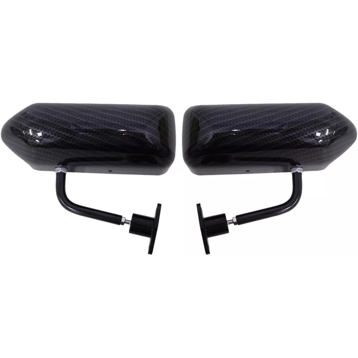 Race Small F1 Mirrors GP Type Kit Carbon Look Universal Fit (Pair RH+L ...