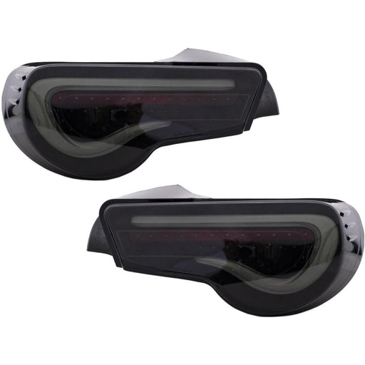 LED Tail Lights with Sequential Turn Signals Black Smoked for Scion FR-S / GT86 / BRZ 2013–2021