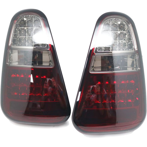 LED Tail Lights Rear Lamps with Reverse – Smoked Lens Compatible with 2004-2008 Mini Cooper R50 R52 R53