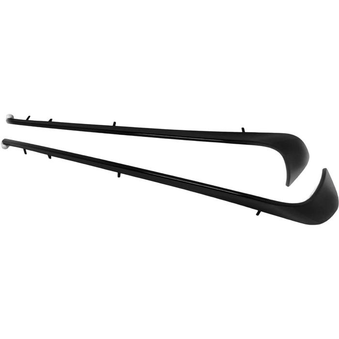 Front Bumper Canards Flap Spoilers – Gloss Black for Mercedes-Benz CLA W117 (2014–2016 CLA250 CLA45)