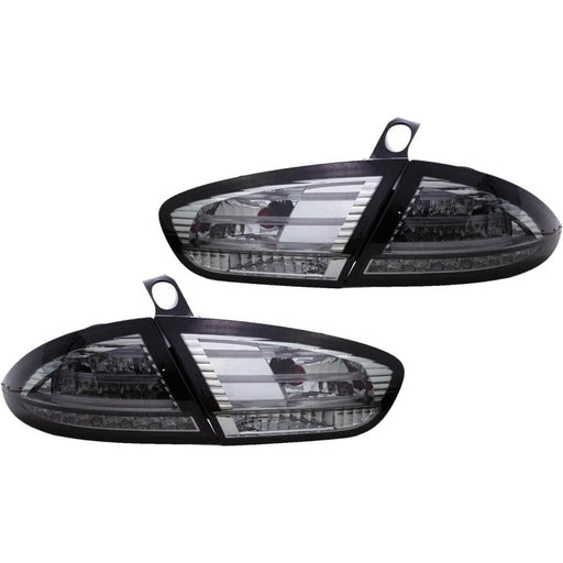 Fully LED Tail Lights Smoke Lens for Seat Leon Typ 1P 2009–2013 Facelift