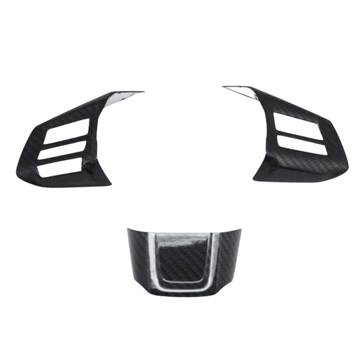 Carbon Steering Wheel Overlay Covers Compatible With 2015-2019 Subaru WRX STI VA