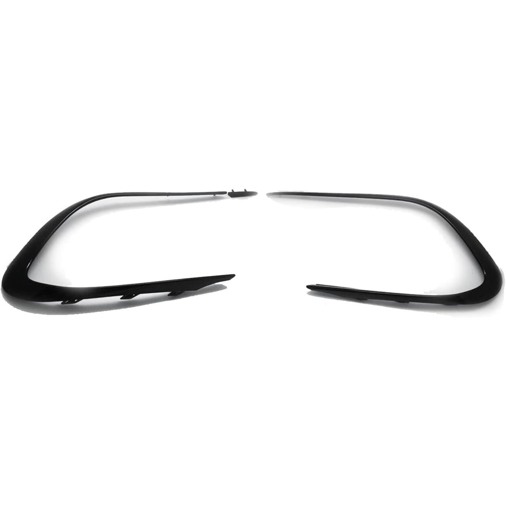 Front Bumper Canards Flap Spoilers Compatible With Mercedes-Benz CLA-Class W117 CLA250 CLA45 Facelift (2017–2019)