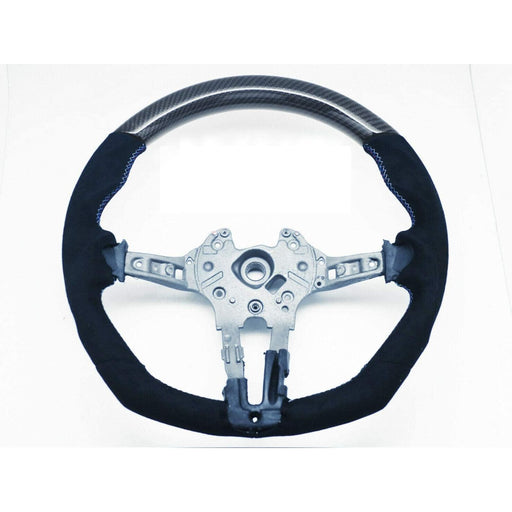 Carbon Fiber Suede Alcantara Steering Wheel Compatible With BMW M Series (F87 / F80 / F82 / F85 / F86)