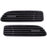 Replacement Glossy Black Side Fender Grille Vents Compatible with BMW E46 M3 2001-2006
