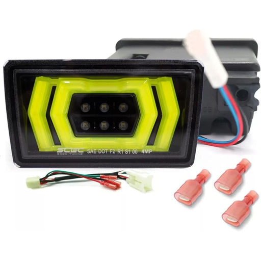 F1 Style LED Rear Fog Light Kit – Clear Lens (2015–2021 Subaru WRX / STI VA)