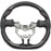 Carbon Fiber Steering Wheel – For 2012–2016 Scion FR-S / Subaru BRZ / Toyota GT86 (Perforated Leather, Red Stitching, Red Stripe)
