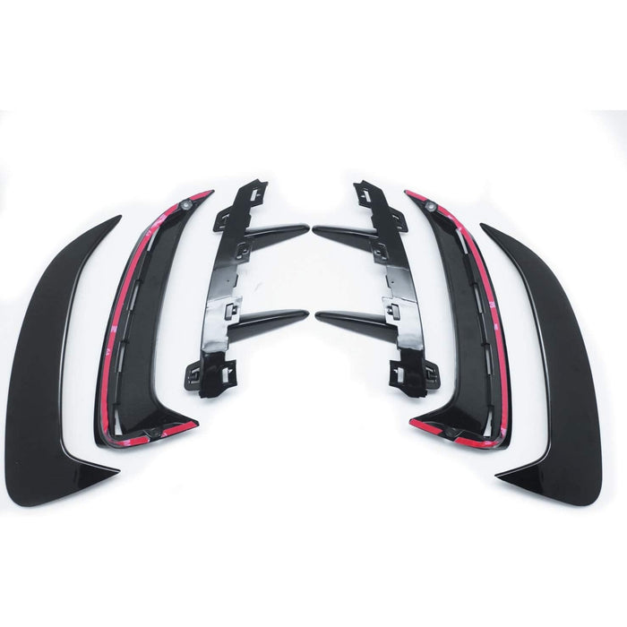 Rear Bumper Canards Flaps Vent Compatible With Mercedes-Benz W177 A35 A45 AMG (2018+)