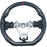 Carbon Fiber Steering Wheel Leather Red Stripe/Red Stitching Compatible With 2015-2021 WRX STI VA