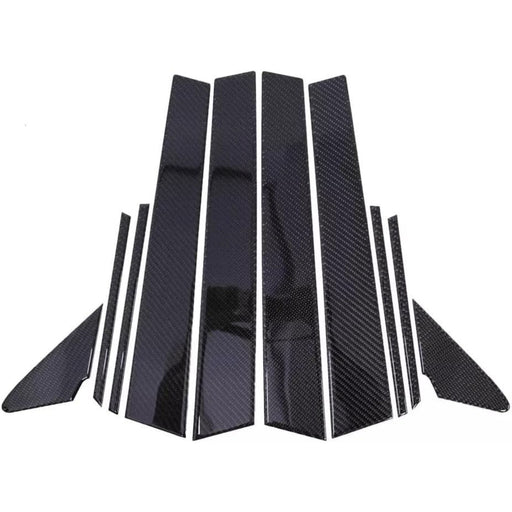 Exterior Accessories - Carbon Fiber Pillar Decal Panel Window for 2022-2025 Subaru WRX VB - 10pcs