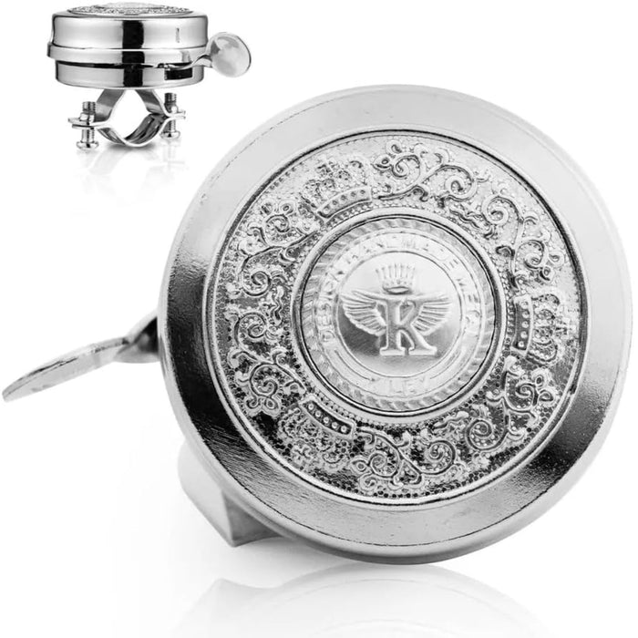 Showa Retro Vintage Classic Bicycle Bell – Silver (LM-025)
