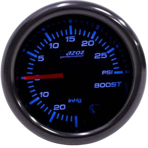 52mm 7-Color Turbo Boost PSI Gauge Kit (Smoke Tinted Face)