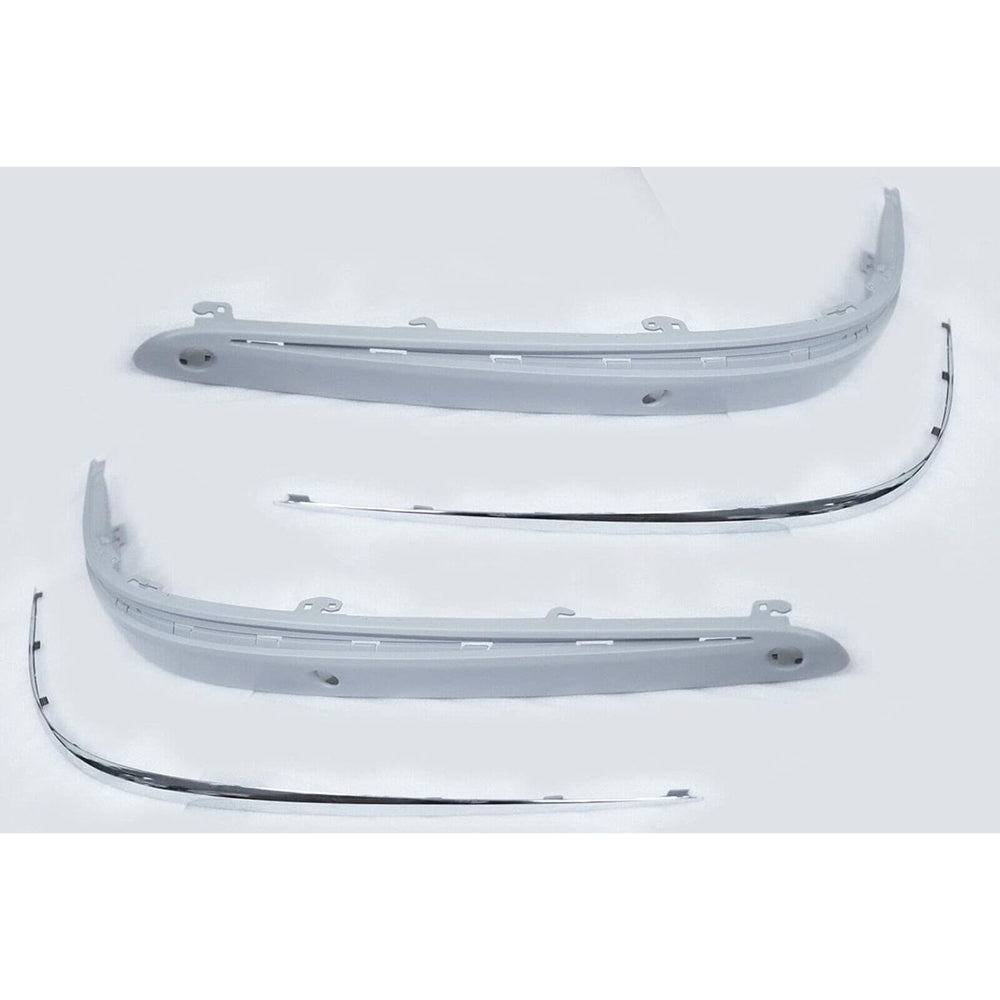 Front Bumper Molding with Chrome Trim Compatible with Mercedes-Benz E-Class W211 (2003–2006)