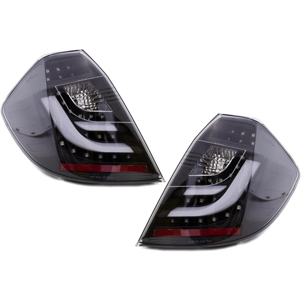 LED Tail Light Lamp Clear Lens Black Housing for Honda Fit Jazz 2009–2013