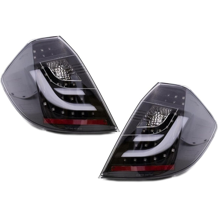 LED Tail Light Lamp Clear Lens Black Housing for Honda Fit Jazz 2009–2013
